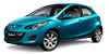 Mazda 2: Emergency Flat Tyre Repair Kit - Flat Tyre - If Trouble Arises - Mazda2 Owners Manual