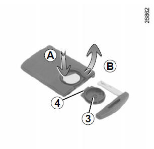 Renault Clio: RENAULT card: battery - Practical advice ...